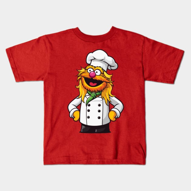 Swedish Chef Vert Der Ferk 02 Kids T-Shirt by Juancuan